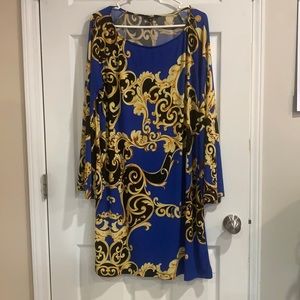 MSK MIDI Dress with Bell sleeves
